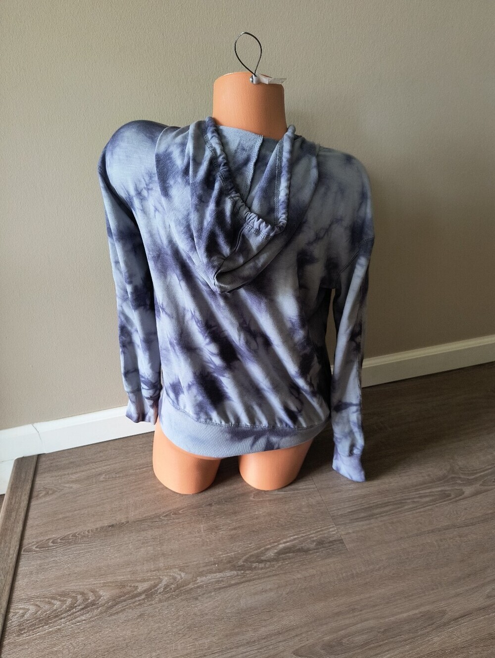 Knox Rose Women's Tie Dye Hoodie Size Small Blue - Picture 3 of 7